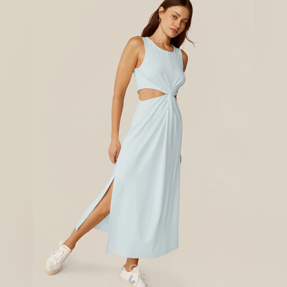 Twist Front Around the World Dress